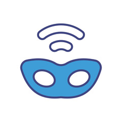 Incognito icon vector