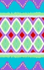 seamless pattern with embroidery