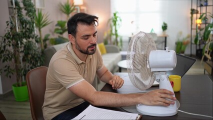 Staying cool while working from home in a cozy space