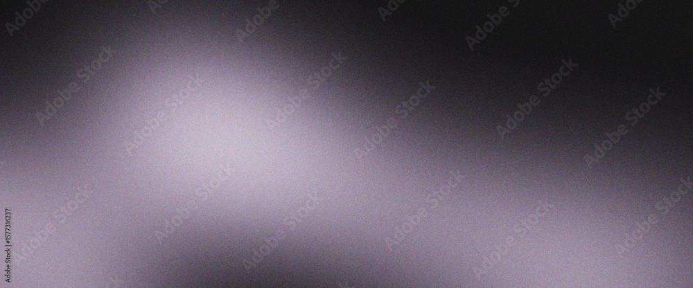 Aufkleber glowing abstract white and black grainy with noise texture gradient background, for webpage, header 