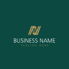 Elegant Letter N Logo for Beauty and Cosmetic Brand Feminine and Modern Monogram Design