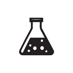 chemical test tube with liquid
