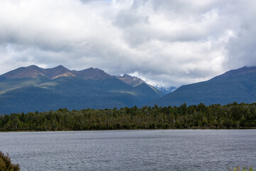 Serene Lake and Mountain Landscape