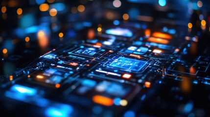 A digital marketing setup with cross-feed ads and inbound strategies optimizes customer engagement and click-through rates