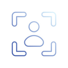 Identification icon vector