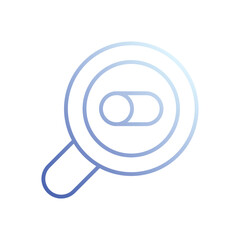 Search icon vector