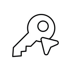 Set Password icon vector