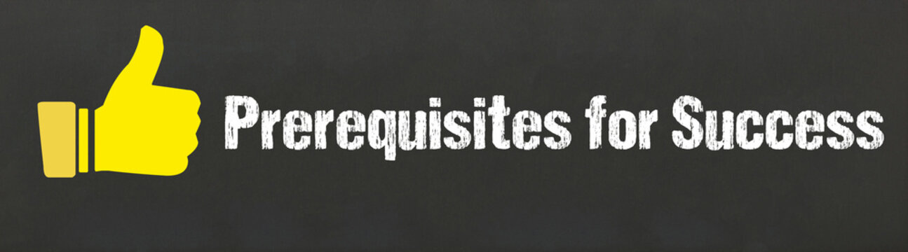 Prerequisites for Success	

