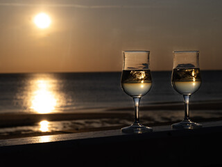 Sonnenuntergang am Meer