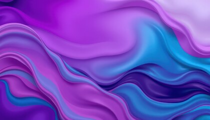 Obraz premium Abstract artistic background with flowing waves of purple and blue colors