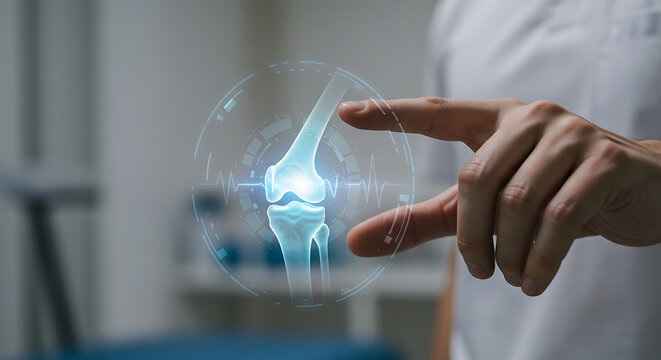 Virtual Knee Anatomy Display