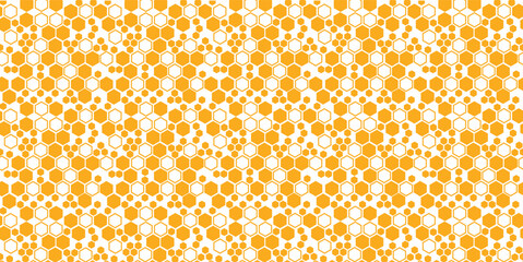 Honeycomb Hexagonal Pattern Geometric Tessellation Beehive Structure Honey Natural Organic Mathematical Symmetry Repetitive Background Texture Wallpaper Design Abstract
