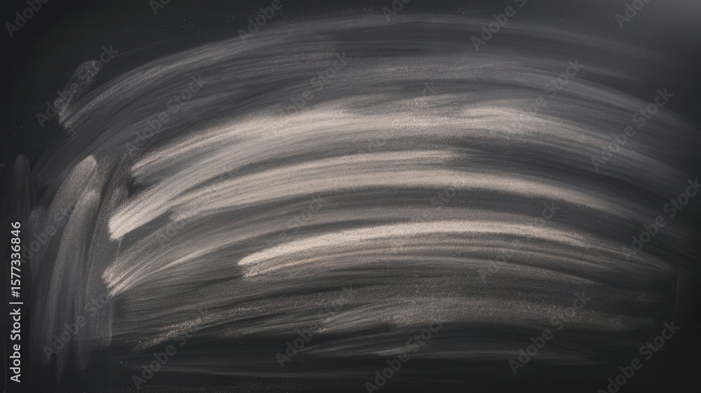 Poster abstract chalk strokes on a blackboard create a dynamic background surface