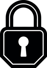 lock icon vector illustration