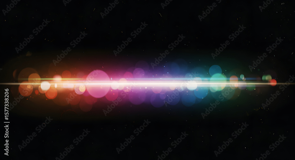 Poster celestial spectrum: a mesmerizing visual journey into the heart of a vibrant celestial display, with
