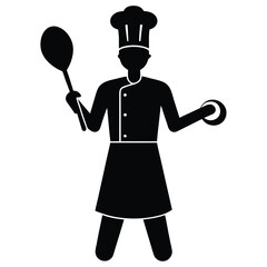 Naklejka premium Culinary Expertise The Art of Cooking and Chef Skills