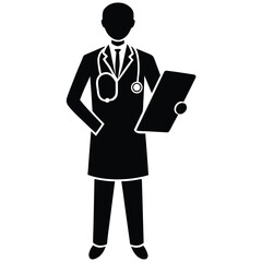 Doctor Healthcare Professional Medical Icon Health and Wellness Symbol
