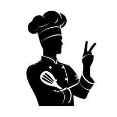 Cartoon Chef Presenting Dish Illustration | Chef 15 Vector