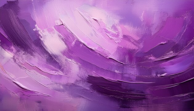 a painterly lilac abstract background with visible brushstrokes and a textured canvas look combining different shades of purple mauve and soft pink in an artistic composition - Powered by Adobe