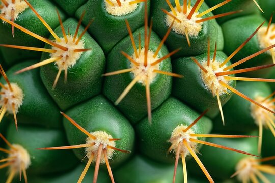 Close-Up: Cactus Spines, Areoles, and Tubercles