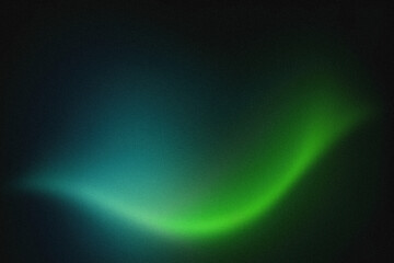 Blue Green Nova Burst in Dark Space Background