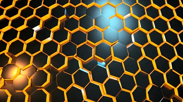 seamless pattern with honeycombs