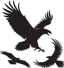 Obraz premium Minimalist Ink Blot Shapes Solid Silhouette Vector Icon Design – Abstract Rorschach Clipart for Modern Art and Graphic Elements