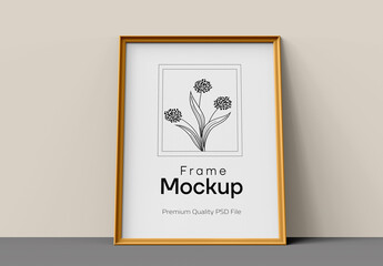 Minimalist Frame Mockup Illustration Art