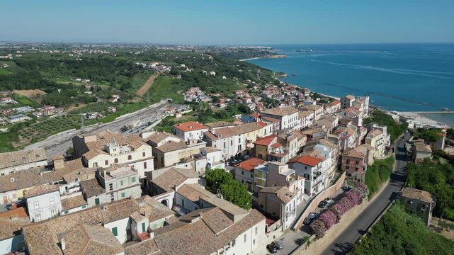 italy, chieti, sky, coast, architecture, san vito chietino, wooden, wood, ortona, typical, water, blue, tourism, coastline, italian, nature, seascape, construction, pescara, seaside, view, fishing, fo