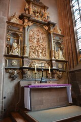 Obraz premium Mainz, Germany 12.14.2019: Mainz Cathedral Interior