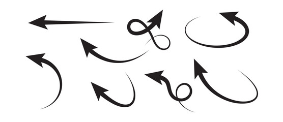 Creative & Abstract Arrow Graphics - Diverse Directional Pointers