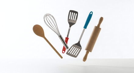 Essential Kitchen Utensils A Collection of Cooking Tools for Culinary Creations and Baking