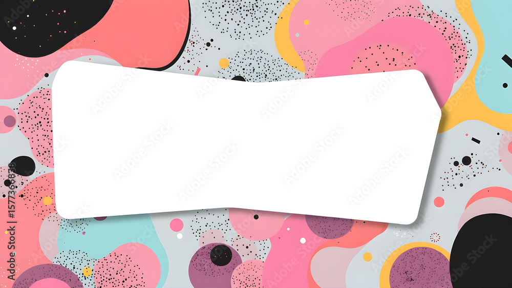 Fototapete abstract web banner design template. banner - design element