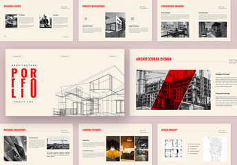 Modern Architecture Portfolio & Project Proposal Presentation Template