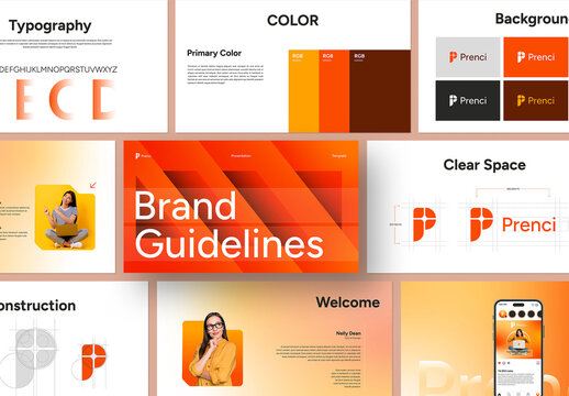 Digital Bank Corporate Identity Brand Guidelines Presentation Template