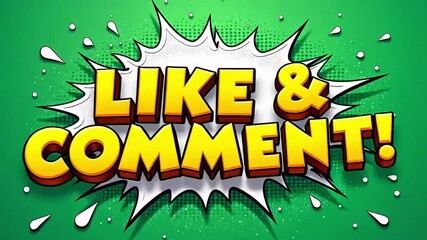 Like comment subscribe share animation graphic motion background video footage - Powered by Adobe