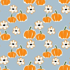 halloween seamless pattern