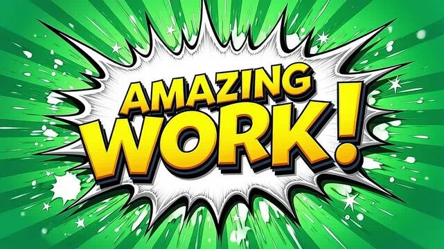 Amazing work graphic design vector illustration for projects and presentations