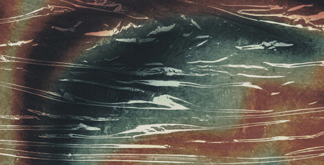 Old film light leaks texture with scratches, noise, iridescent light. Rainbow lens flare effect,...