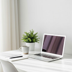 Minimalist Home Office Desk Setup