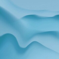 Minimalist and abstract design of rolling hills or a serene landscape with soft blending shades of blue and white, creating a calming aesthetic.