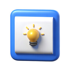 Brilliant Ideas 3D Lightbulb Switch Concept
