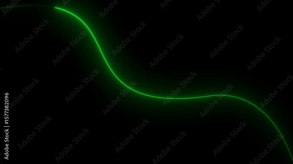 Poster abstract glowing neon lights blinking lines moving animation. abstract glowing neon lines waving cop