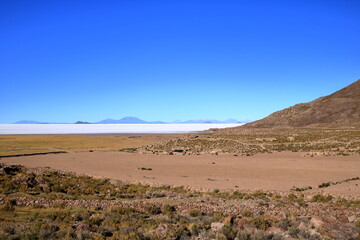 Salar de Uyuni salt flat near the village Tahua, Bolivia