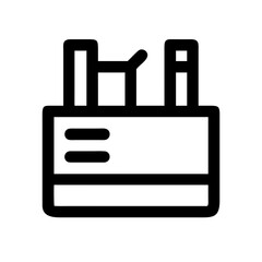 desk organizer icon