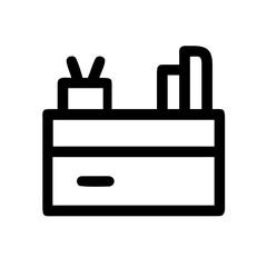 desk organizer icon