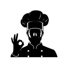 Cartoon Chef Holding a Mixing Bowl | Chef 26 Vector Illustration
