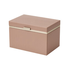 Stylish Vanity Box in a Minimalistic Design Isolated on White Background