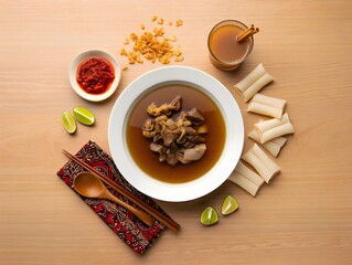 Homemade Coto Makassar. Indonesian Comfort Food from South Sulawesi.