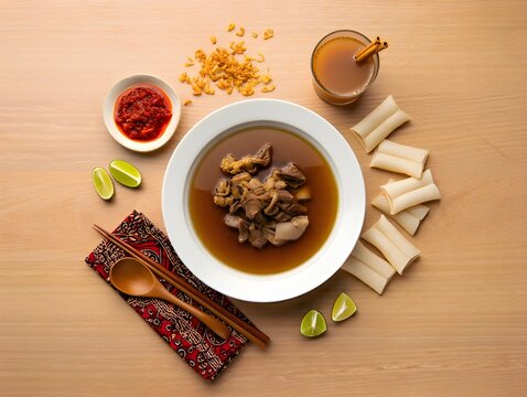 Homemade Coto Makassar. Indonesian Comfort Food from South Sulawesi.